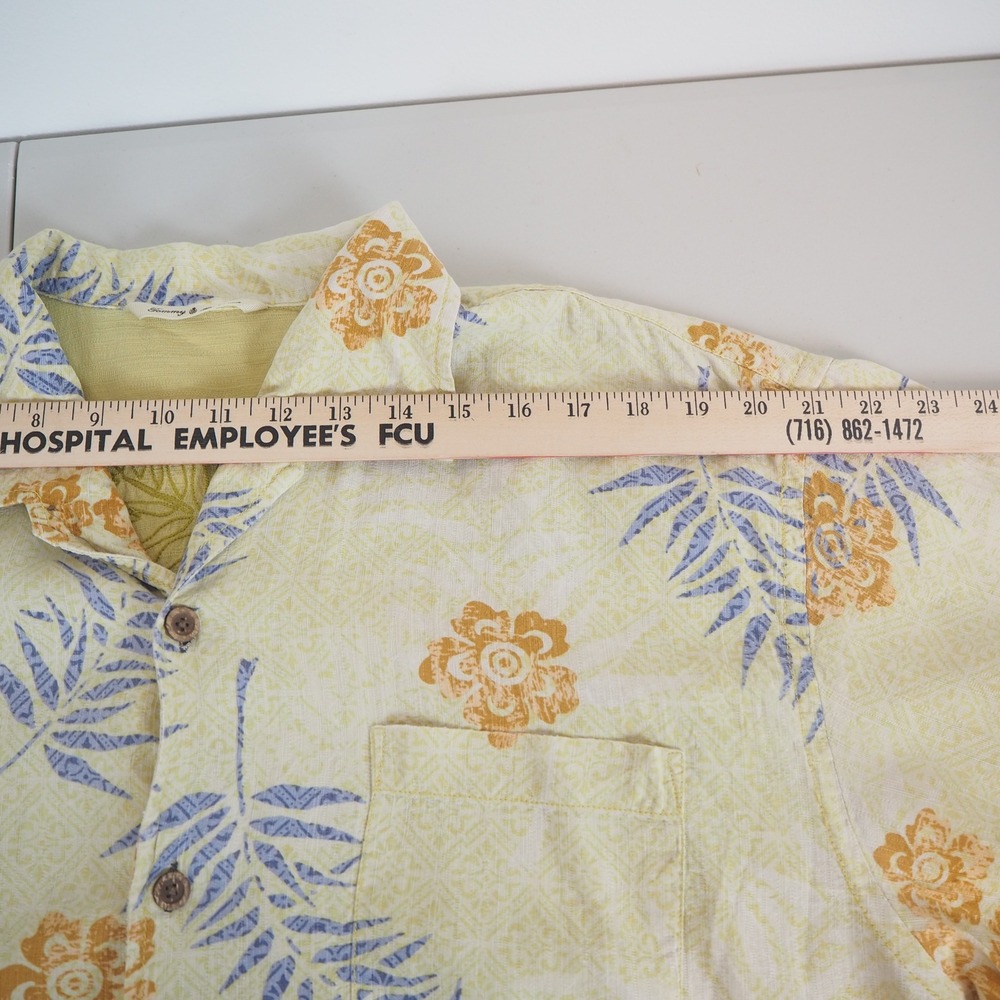 Tommy Bahama 100% Silk Camp Shirt Men's XL Hawaii Coconut Buttons Short Sleeve - Picture 5 of 10